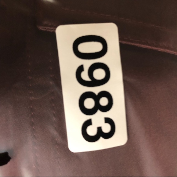 Parker 0 cargo satin jumpsuit burgundy red jogger 0983 skim sweetheart - Picture 11 of 11